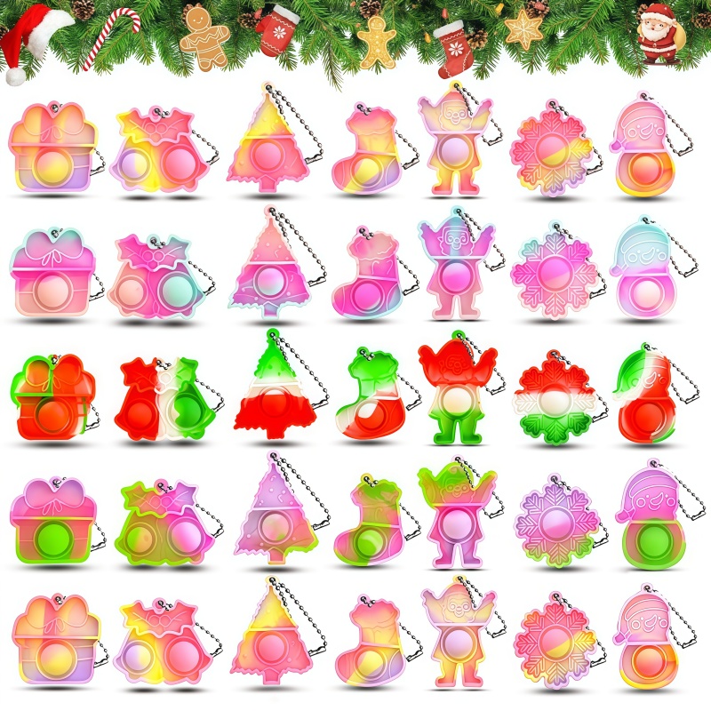 Electronics Latest Gadgets - 20pcs Mini Pop Keychains Stress Relief