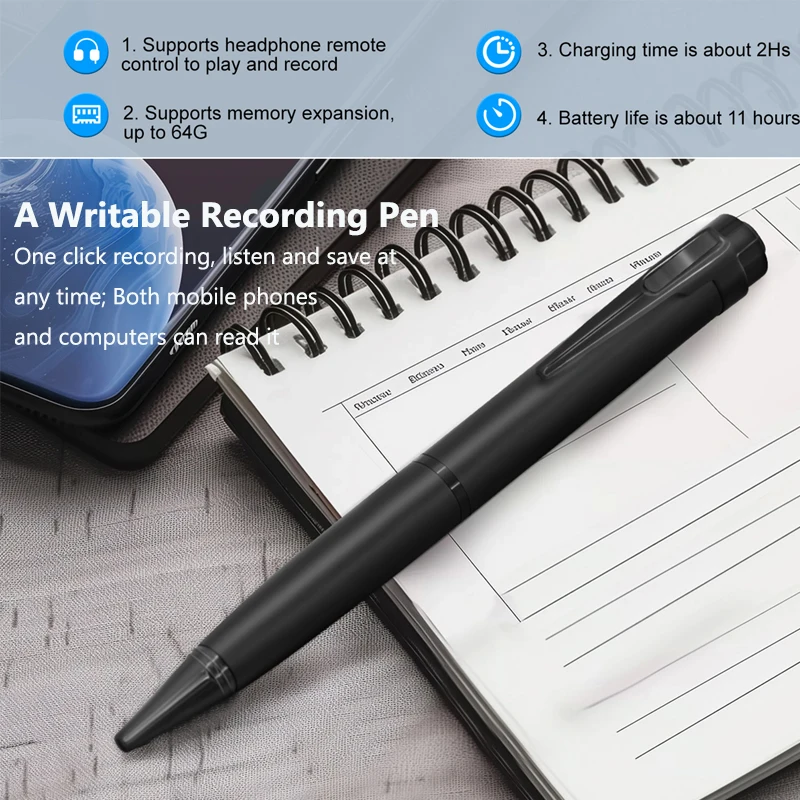 Portable One-Touch Recording P - Voice Recorder Pen review and price