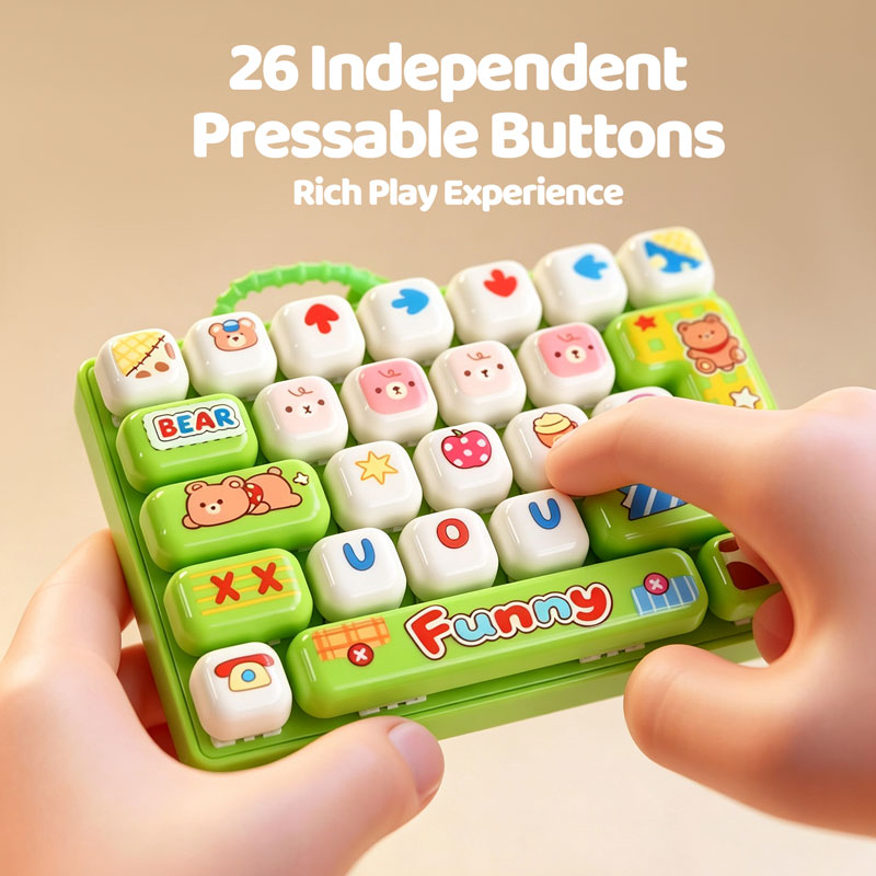 Cute Mini Keyboard Fidget Toy  - Electronics Gadgets Bag review and price