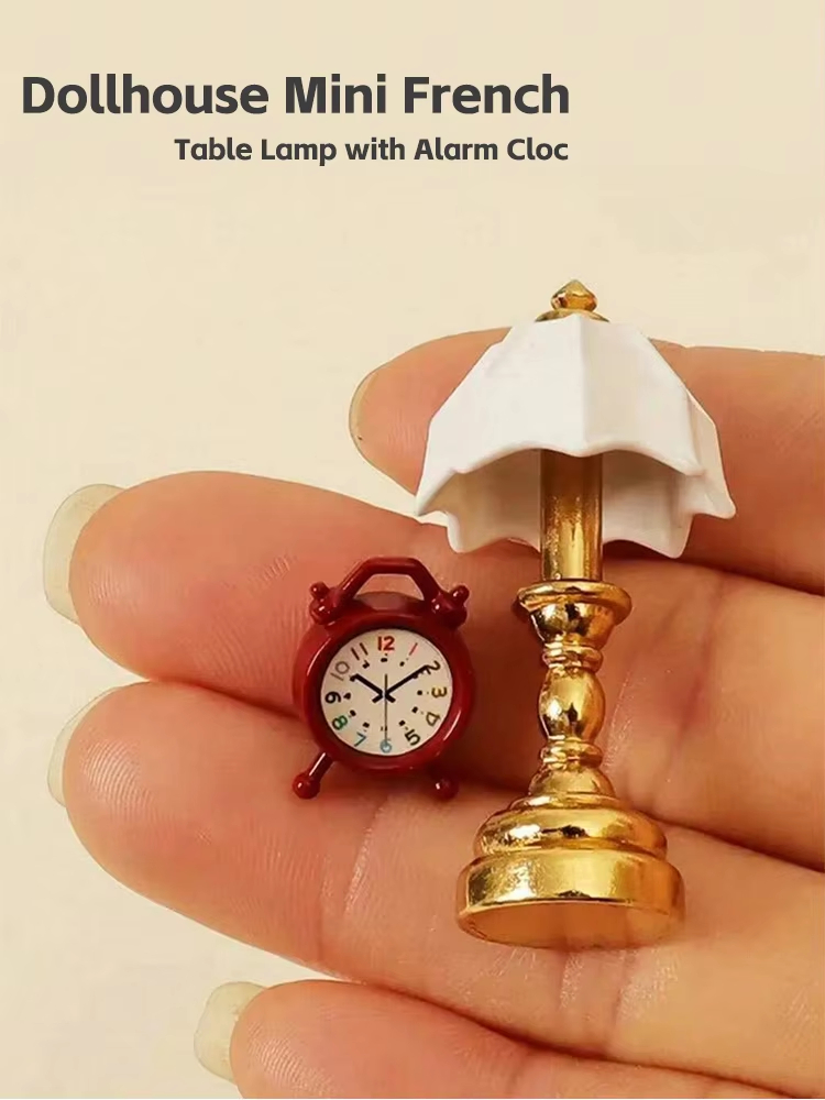 Dollhouse Mini French Table La - Digital Alarm Clock review and price