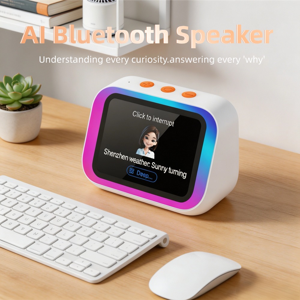 AI Bluetooth Speaker 5.4 AI vo - Digital Alarm Clock review and price
