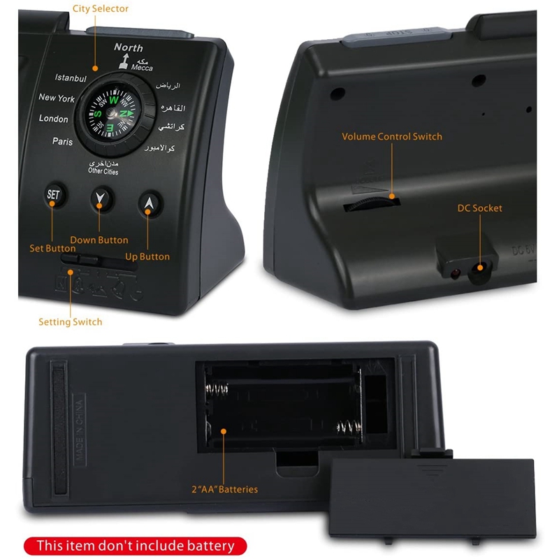 Automatic Digital Clock Islami - Digital Alarm Clock review and price