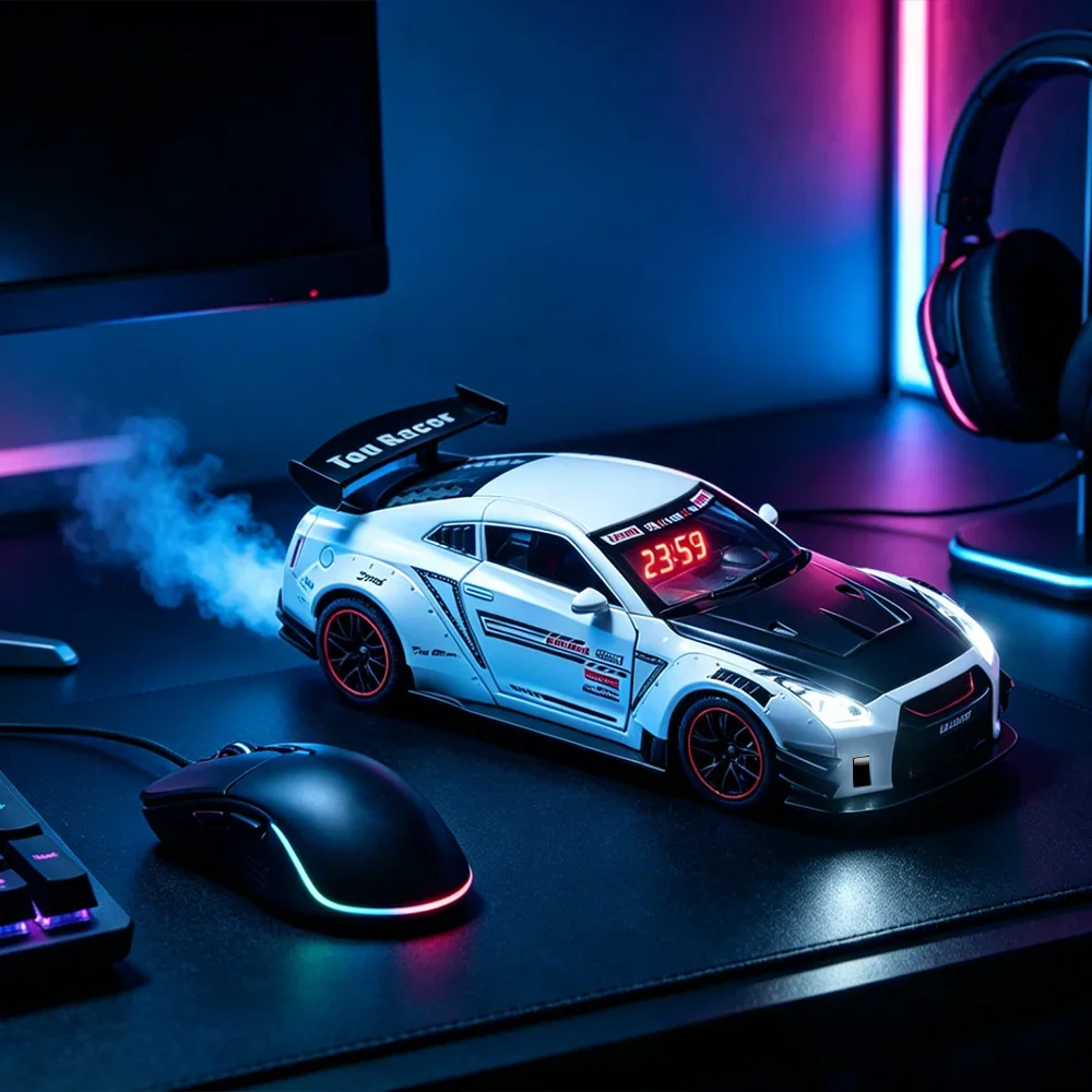 Simulated Sports Car Alarm Clo - Digital Alarm Clock review and price